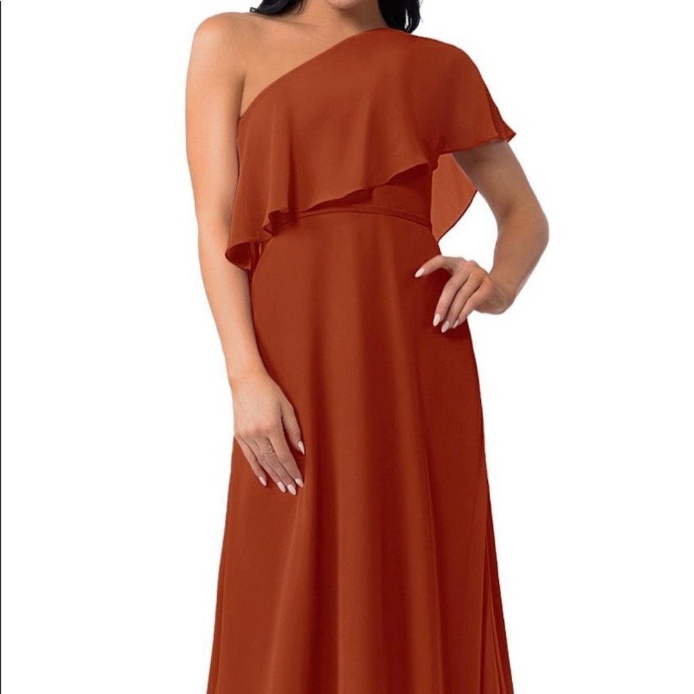 Azazie One Shoulder Dress - Picture 1 of 3